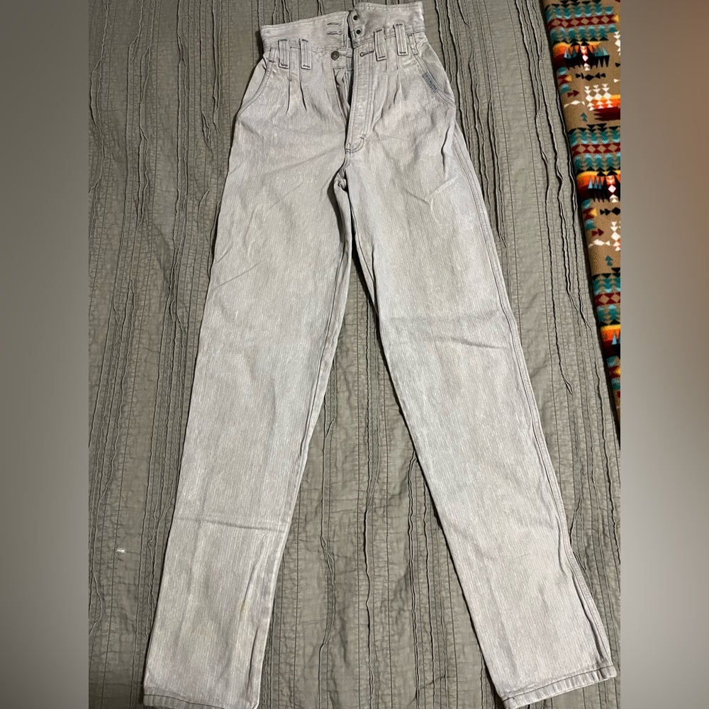 Vintage Rocky Mountain High Rise Gray Jeans